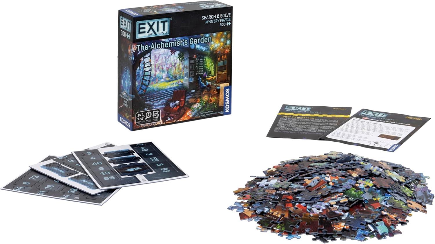 imageThames ampamp Kosmos EXIT Puzzle The Alchemists Garden Jeu dvasion pour adultes et enfants Dfi mystre de 500 pices 1 4 joueurs partir de 10 ans Puzzle stratgie pour soire de jeu en