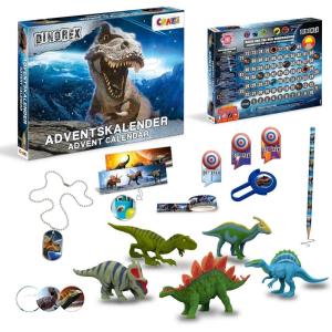 CRAZE Bob l&rsquo;Éponge Calendrier de l&rsquo;Avent Enfants, Jouets Calendrier de l&rsquo;Avent Garçons et Filles avec Jouets et Accessoires Bob l&rsquo;Éponge(Dinorex)
