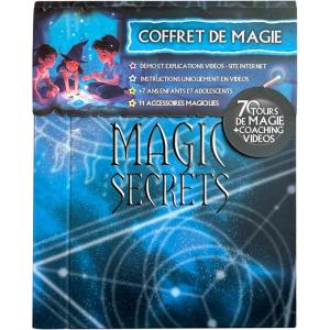 LUGY Magic Secrets – Coffret de Magie (kit Complet) – Niveau interm￩diaire/avanc￩ pour Enfant ￠ partir de 9 Ans + Adulte – Bo￮Te de Tours de Magie + Carte – 100 Tours + tutoriel vid￩o + app Mobile(Enfant)
