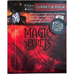 LUGY Magic Secrets – Coffret de Magie (kit Complet) – Niveau interm￩diaire/avanc￩ pour Enfant ￠ partir de 9 Ans + Adulte – Bo￮Te de Tours de Magie + Carte – 100 Tours + tutoriel vid￩o + app Mobile(Adulte)