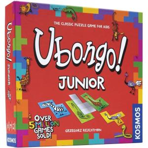 Thames & Kosmos – Ubongo! Junior – Level: Beginner – Unique Puzzle Game – 1-4 Players – Puzzle Solving Strategy Board Games for Adults & Kids, Ages 5+, 697396