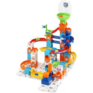 VTech – Marble Rush, Circuit à Billes Adventure Set S100, Jeu de Construction, 62 Pièces, 5 Billes, Cadeau Enfant Dès 4 Ans – Contenu en Français(Adventure Set S100)