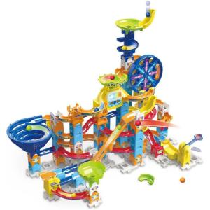 VTech – Marble Rush Ultimate Set Electronic XL200E – Circuit à Billes Géant à Construire, 127 Pièces et 10 Billes – Jeu de Construction Électronique – Cadeau Enfant Dès 4 Ans – Contenu en Français