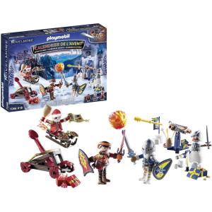 PLAYMOBIL 71348 Calendrier de l&rsquo;Avent – Arc-en-ciel, un univers de princesses et de magie- 24 fenêtres à ouvrir en attendant Noël, jouet avec décor pour enfants à partir de 4 ans(PLAYMOBIL 71346 Novelmore Calendrier de l&rsquo;Avent Battle in the Snow)