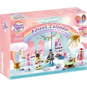 PLAYMOBIL 71348 Calendrier de l&rsquo;Avent – Arc-en-ciel, un univers de princesses et de magie- 24 fenêtres à ouvrir en attendant Noël, jouet avec décor pour enfants à partir de 4 ans(PLAYMOBIL 71348 Calendrier de l&rsquo;Avent Noël sous l&rsquo;arc-en-ciel)