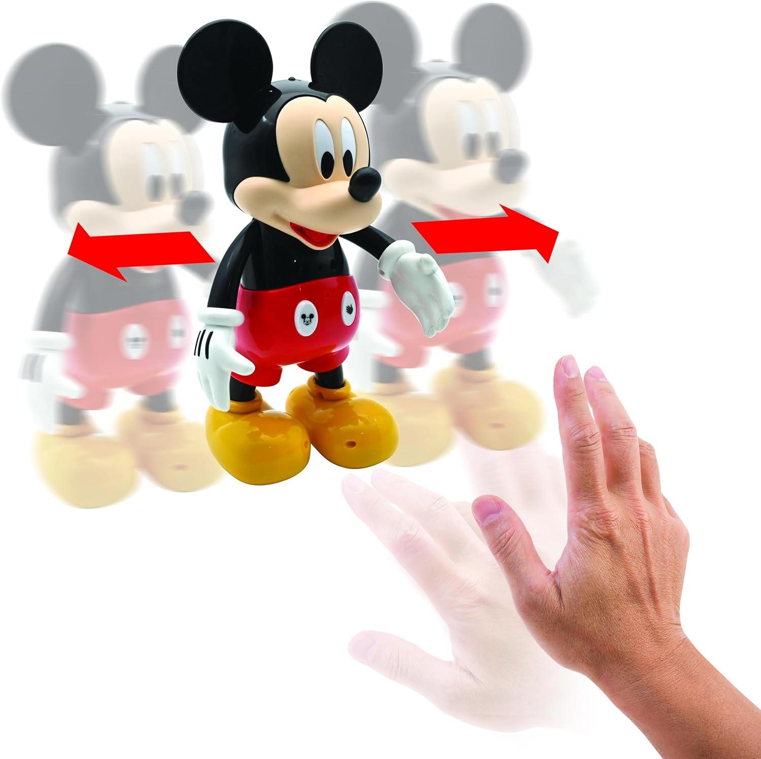 image:imageLexibook Powerman Jr Robot Intelligent Qui lit dans Les penses Jouet pour garons et Filles Powerman Junior Danse Joue de la Musique Quiz Animaux karaok programmable STEM VertBleu ROB20FRMickey A