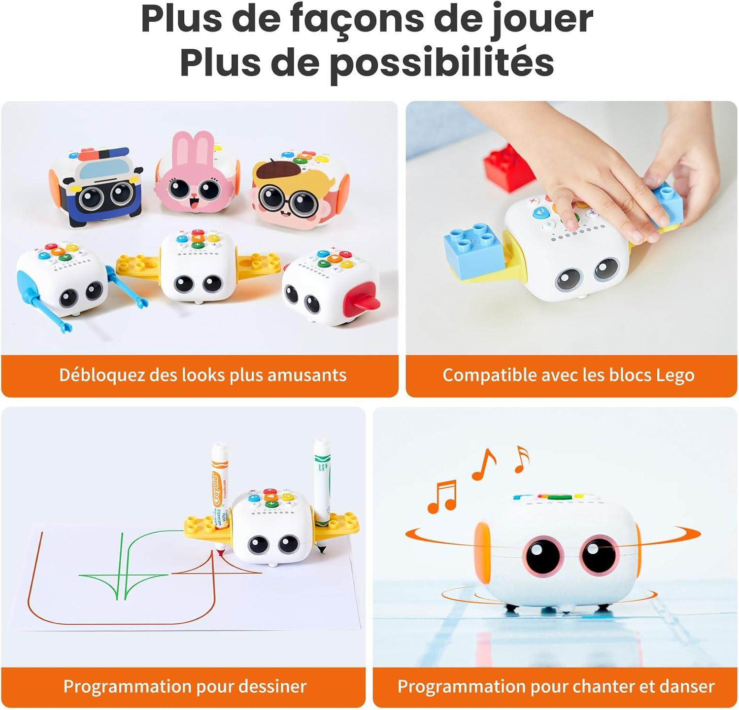 image:imageRobot Programmable Enfant 35 Ans TaleBot Pro Robots Jouets de Codage Intelligent pour lapprentissage prcoce de Programmation Kit Robot lectronique Interactif Jouets ducatifs STEMTaleBot Pro Classroom Set