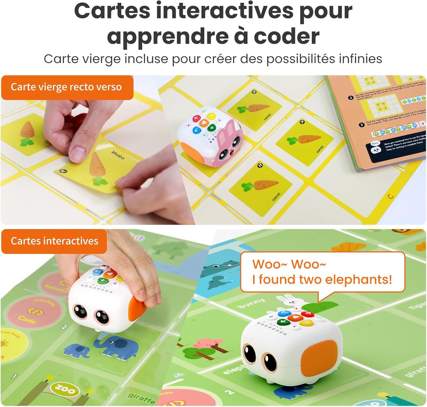image:imageRobot Programmable Enfant 35 Ans TaleBot Pro Robots Jouets de Codage Intelligent pour lapprentissage prcoce de Programmation Kit Robot lectronique Interactif Jouets ducatifs STEMTaleBot Pro Classroom Set