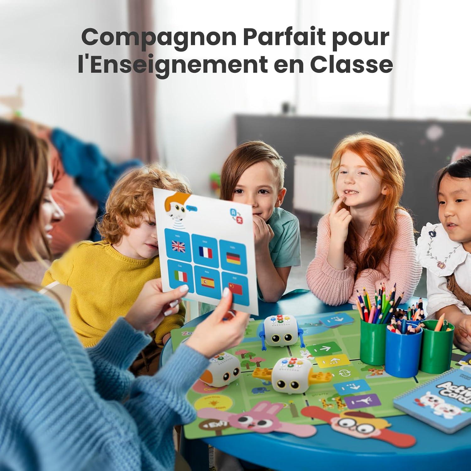 image:imageRobot Programmable Enfant 35 Ans TaleBot Pro Robots Jouets de Codage Intelligent pour lapprentissage prcoce de Programmation Kit Robot lectronique Interactif Jouets ducatifs STEMTaleBot Pro Classroom Set