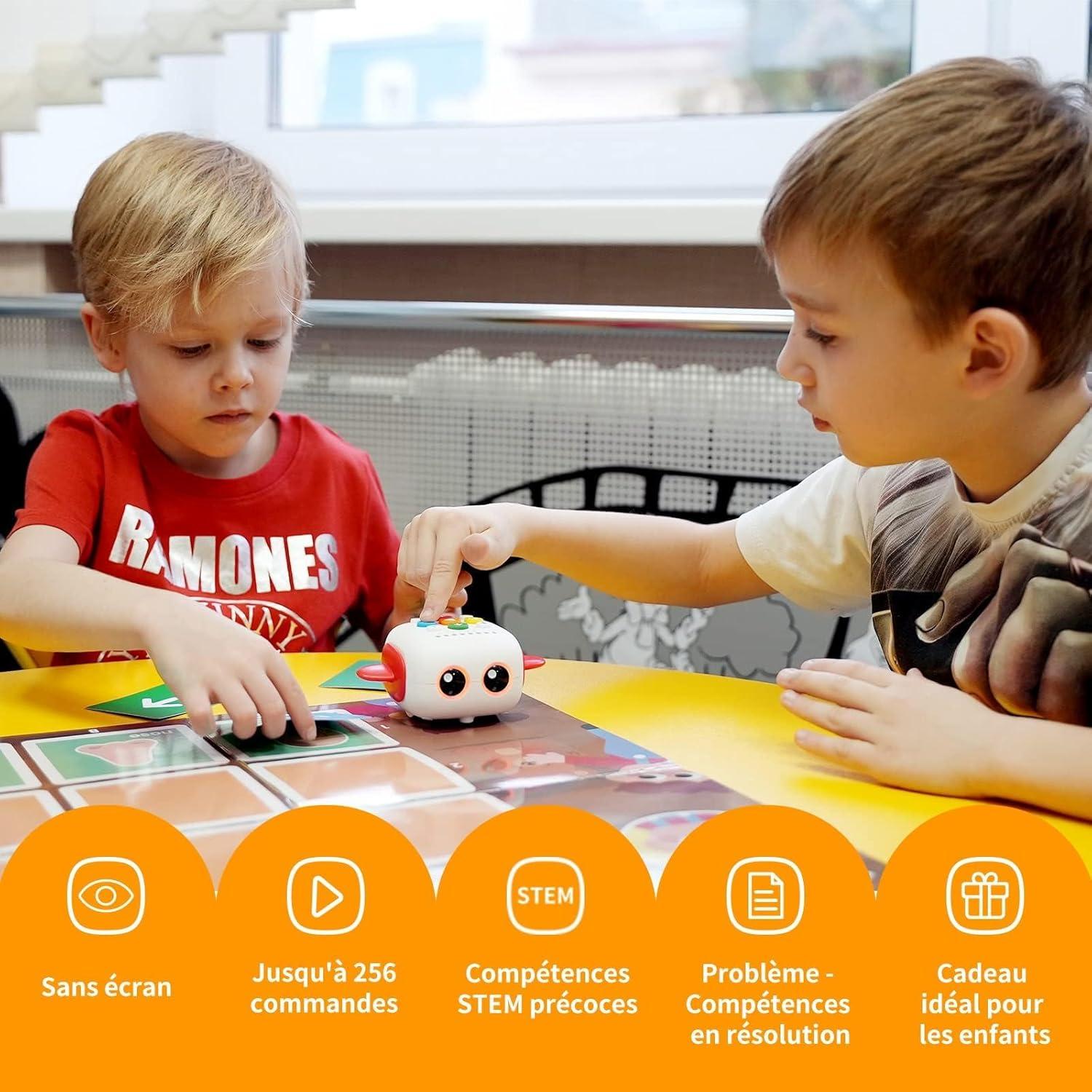 image:imageRobot Programmable Enfant 35 Ans TaleBot Pro Robots Jouets de Codage Intelligent pour lapprentissage prcoce de Programmation Kit Robot lectronique Interactif Jouets ducatifs STEMTaleBot Pro Classroom Set