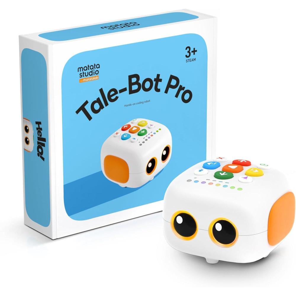 image:imageRobot Programmable Enfant 35 Ans TaleBot Pro Robots Jouets de Codage Intelligent pour lapprentissage prcoce de Programmation Kit Robot lectronique Interactif Jouets ducatifs STEMTaleBot Pro Robot